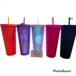 Starbucks studded tumbler lot